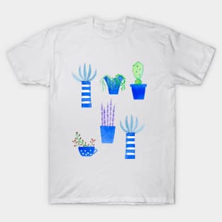 Cacti and Succulents Watercolor T-Shirt